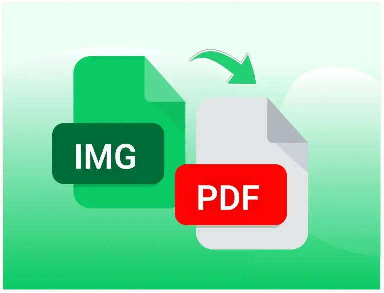 Convert images to PDF online banner illustration