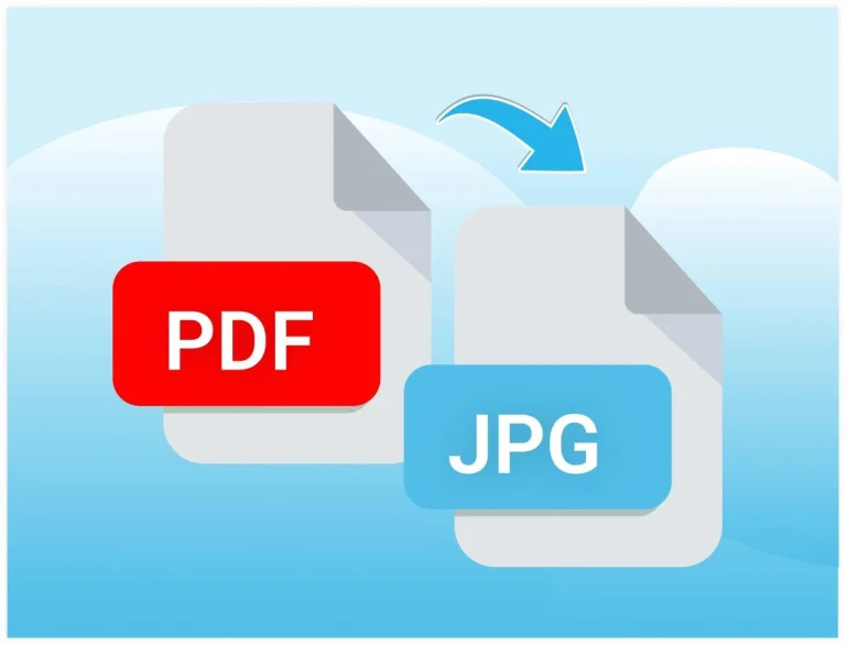 PDF to JPG conversion illustration