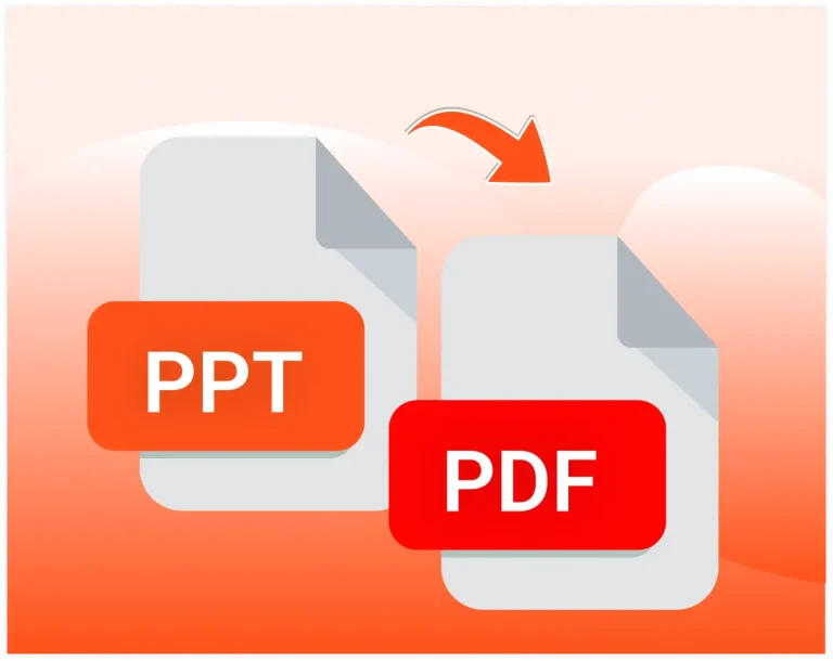PPT to PDF conversion illustration