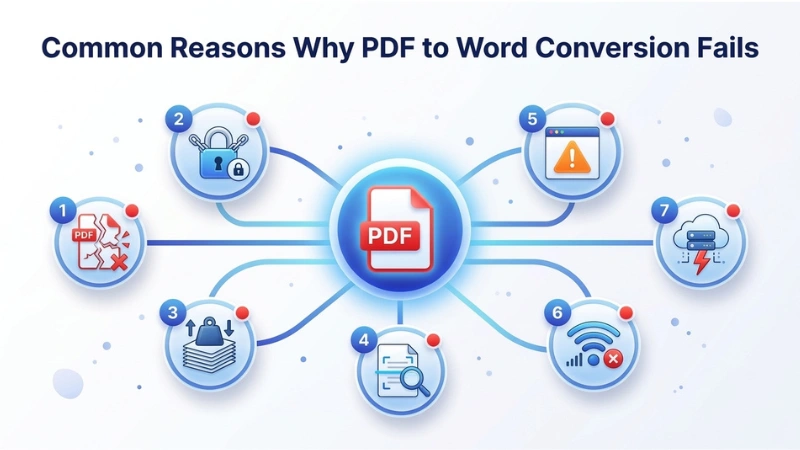 Common Reasons Why PDF to Word Conversion Fails